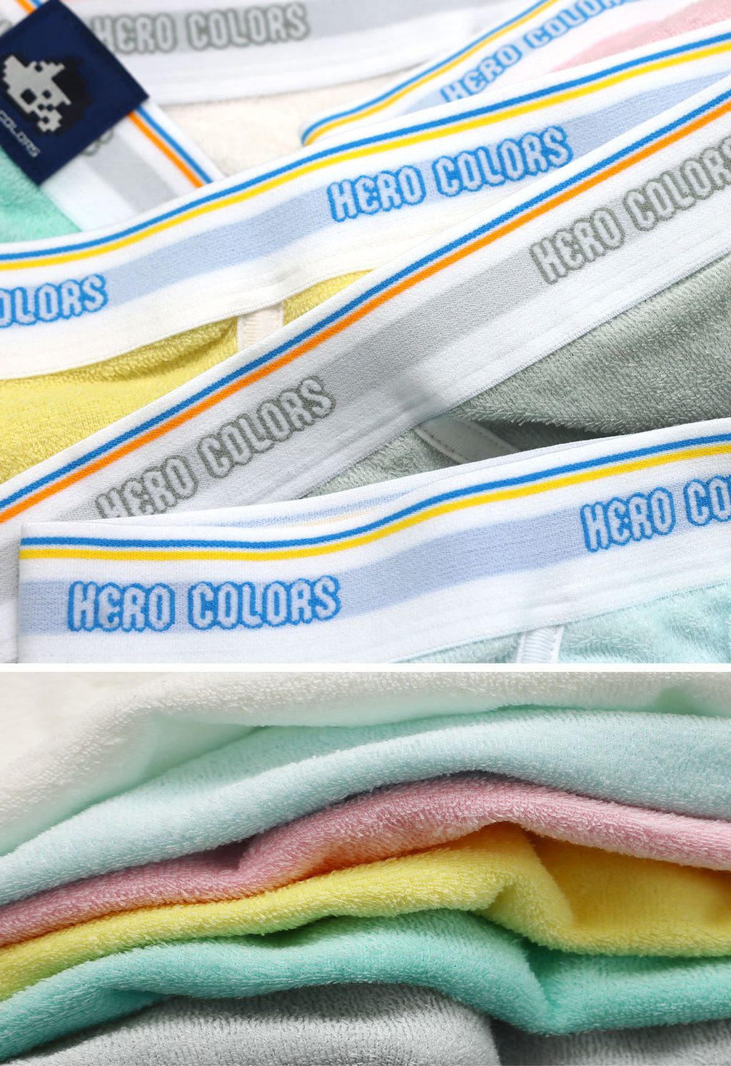 HEROCOLORS｜HERO-BRT-BIKINI｜低腰三角(無開口)-毛巾布