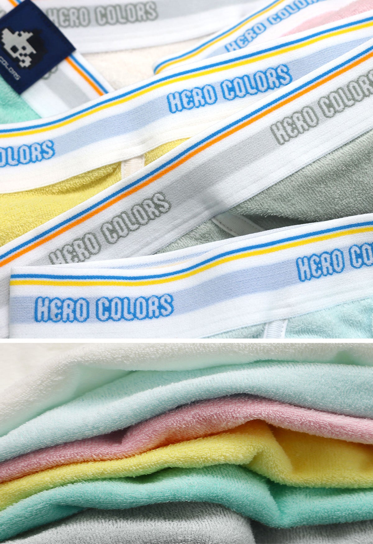 HEROCOLORS｜HERO-BRT-BIKINI｜低腰三角(無開口)-毛巾布